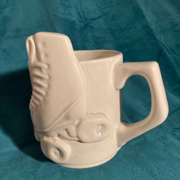 Vintage Rollerskating Mug - Handmade - Picture 4 of 16